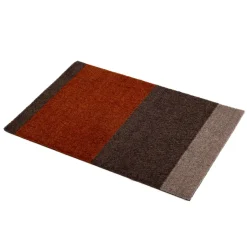 Tica copenhagen Felpudos<Felpudo Stripes horizontal, Brown-terrakotta, 40x60 cm Marrón