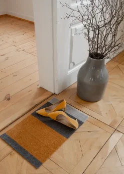 Tica copenhagen Felpudos<Felpudo Stripes horizontal, Dijon-brown-sand, 40x60 cm Naranja