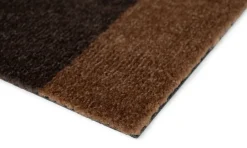 Tica copenhagen Felpudos<Felpudo Stripes horizontal, Cognac-dark brown-black, 60x90 cm MarrónNegro
