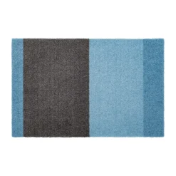 Tica copenhagen Felpudo Stripes horizontal, Blue-steel grey, 40x60 cm Azul Online