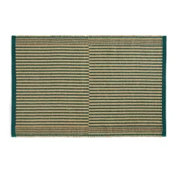 HAY Felpudo Tapis 60x95 cm, Black-green VerdeNegro Online