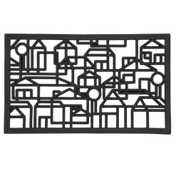 Dixie Felpudo Villastad, 45 x 75 cm Negro Discount