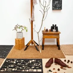 Dixie Felpudo Villastad, 45 x 75 cm Negro Discount