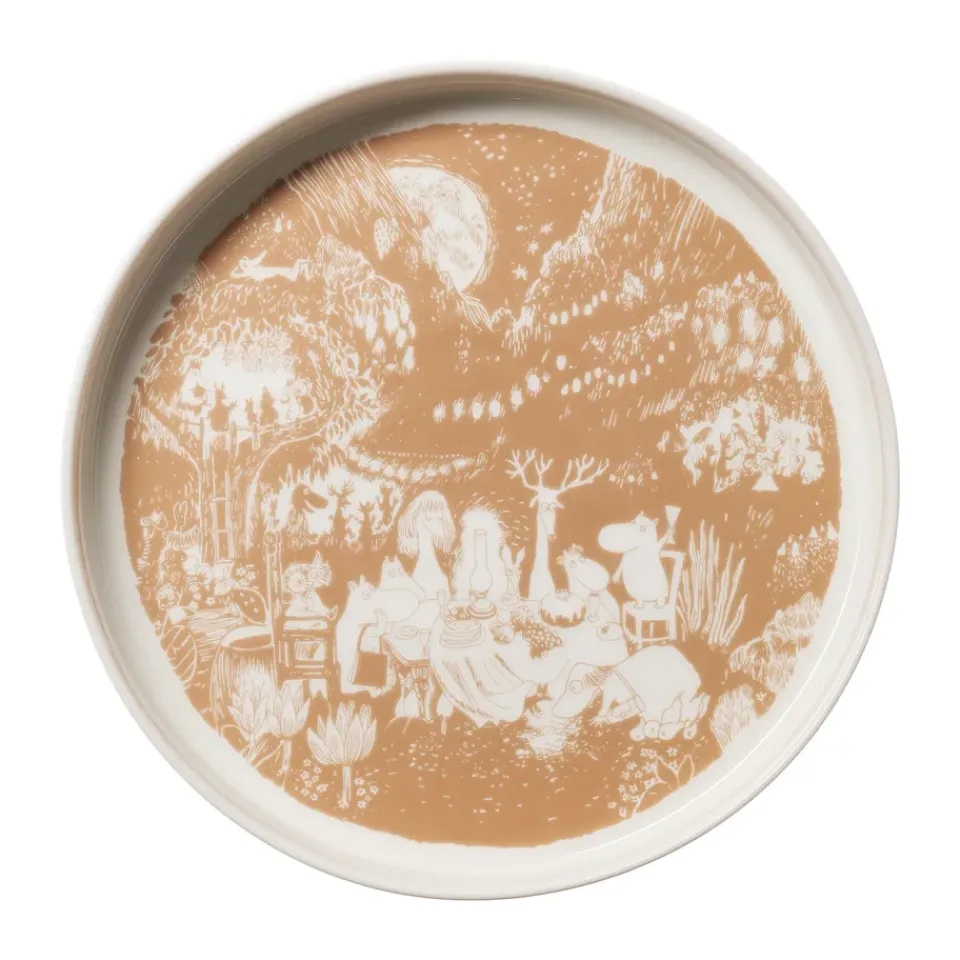 Moomin Arabia Festive Moments molde para tarta de Mumin, Ø28 cm Beige
