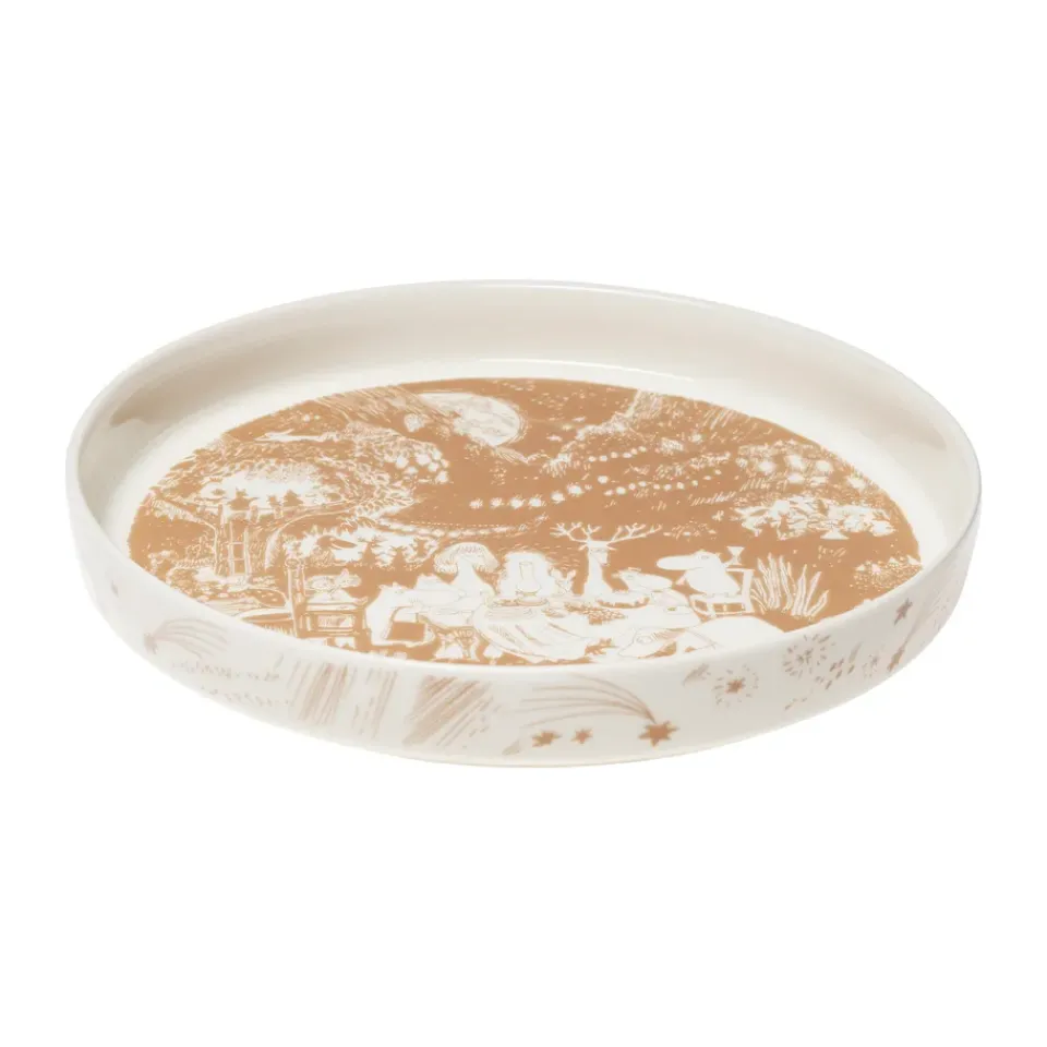 Moomin Arabia Festive Moments molde para tarta de Mumin, Ø28 cm Beige
