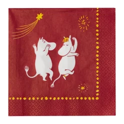 Moomin Arabia Servilletas De Papel<Festive Moments servilleta de papel Mumin 33x33 cm, Paquete de 20 Rojo