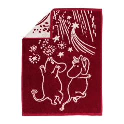 Moomin Arabia Paños De Cocina De Navidad<Festive Moments toalla Mumin, 50x70 cm Rojo