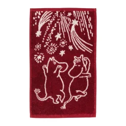 Moomin Arabia Festive Moments toalla Mumin, 30x50 cm Rojo New