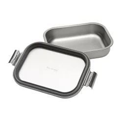 Brabantia Recipientes Para Alimentos<Fiambrera de acero Make & Take mediana, Acero inoxidable mate Plateado