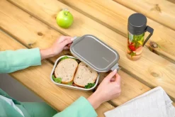 Brabantia Recipientes Para Alimentos<Fiambrera de acero Make & Take mediana, Acero inoxidable mate Plateado