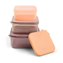Done by deer Recipientes Para Alimentos<Fiambrera Deer Friends 3 unidades, Powder Beige