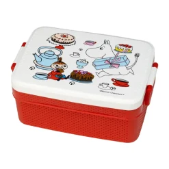 Rätt Start Recipientes Para Alimentos<Fiambrera Mumin Lilla My 8x18,5 cm, Blanco- Rojo