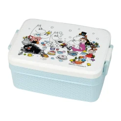 Rätt Start Recipientes Para Alimentos<Fiambrera Mumin Picknick 8x18,5 cm, Blanco- Azul