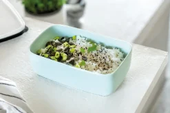 Villeroy & Boch Recipientes Para Alimentos<Fiambrera porcelana To Go & To Stay L 13x20 cm, Mineral Verde