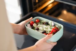 Villeroy & Boch Recipientes Para Alimentos<Fiambrera porcelana To Go & To Stay L 13x20 cm, Mineral Verde