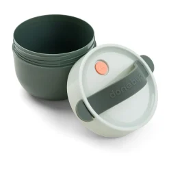 Done by deer Recipientes Para Alimentos<Fiambrera To Go Ø11 cm, Green Verde