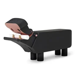 Kay Bojesen Denmark Figura Hipopótamo, Negro Clearance