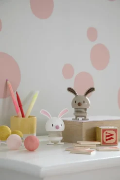 Hoptimist Decoración De Pascua<Figura Bunny 9 cm, White Blanco