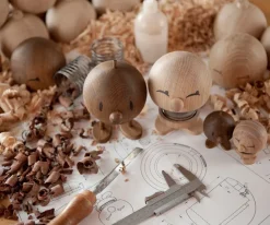 Hoptimist Figuras Decorativas De Madera<Figura IQ Bimble S, Oak Marrón
