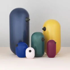 Normann Copenhagen Figura Little Bird, color, , 7 cm Verde Discount