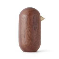 Normann Copenhagen Figuras Decorativas De Madera<Figura Little Bird nogal, 7 cm Marrón