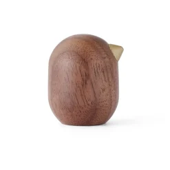 Normann Copenhagen Figura Little Bird nogal, 3 cm Marrón Clearance