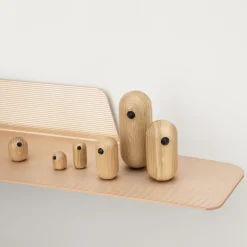 Normann Copenhagen Figuras Decorativas De Madera<Figura Little Bird, roble, 10 cm Beige