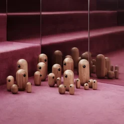 Normann Copenhagen Figuras Decorativas De Madera<Figura Little Bird, roble, 5 cm Marrón
