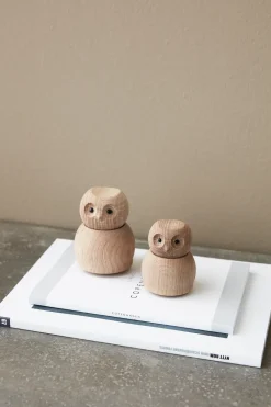 Andersen Furniture Figura madera Andersen Owl Small, Oak Marrón Online