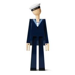 Kay Bojesen Denmark Figuras Decorativas De Madera<Figura madera Kay Bojesen marinero, azul AzulBlanco