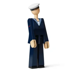 Kay Bojesen Denmark Figuras Decorativas De Madera<Figura madera Kay Bojesen marinero, azul AzulBlanco