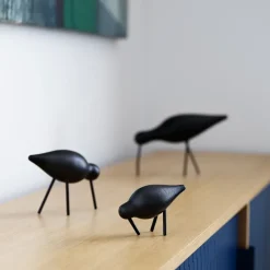 Normann Copenhagen Figuras Decorativas De Madera<Figura Shorebird, , mediano Negro