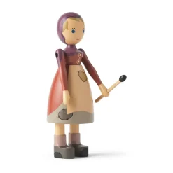 Kay Bojesen Denmark Figura The Little Match Girl, Haya Marrón Hot