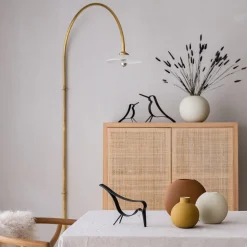 Cooee Design Figura Woody Bird grande, roble teñido de Negro New