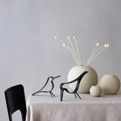 Cooee Design Decoración De Pascua|Figuras Decorativas De Madera<Figura Woody Bird mediana, roble teñido de Negro