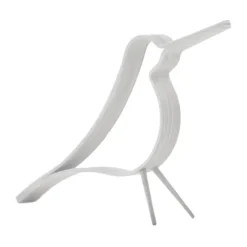 Cooee Design Figura Woody Bird pequeña, White Blanco Outlet