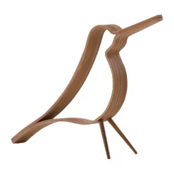 Cooee Design Figura Woody Bird pequeña, Roble Marrón Outlet