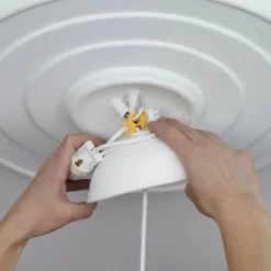 CableCup Florón para lámpara de techo , Blanco Outlet