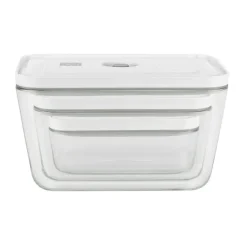 Zwilling Recipientes Para Alimentos<Fresh & save fiambrera al vacío 3 piezas, Vidrio borosilicatado Gris