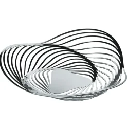 Alessi Frutero Trinity, acero inoxidable GrisPlateado Online