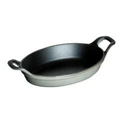 STAUB Fuente de horno oval de hierro fundido 15 cm, grafito Gris Online