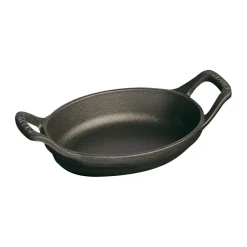 STAUB Fuentes De Horno<Fuente de horno oval de hierro fundido 15 cm, Negro