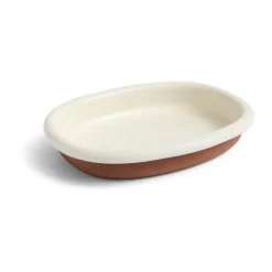 HAY Bandejas Y Fuentes De Servir<Fuente de servir Barro ovalada, Off-white, large 27x36 cm Blanco