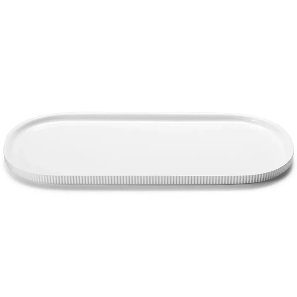 Georg Jensen Bandejas Y Fuentes De Servir<Fuente de servir Bernadotte 40 cm, Porcelana Blanco