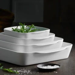 Pillivuyt Fuente de servir cuadrada , , 22x22 cm Blanco Best