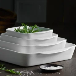 Pillivuyt Fuentes De Horno<Fuente de servir cuadrada , , 17x17 cm Blanco