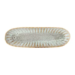 Bloomingville Bandejas Y Fuentes De Servir<Fuente de servir Fleur 12x37,5 cm, Natural BeigeVerde