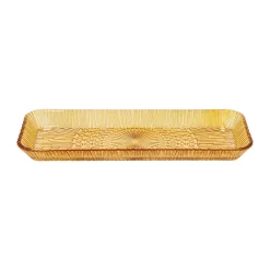 Bitz Fuente de servir Kusintha rectangular 14x38 cm, Amber Naranja Outlet