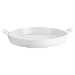 Pillivuyt Fuente de servir redonda Toulouse, 27 cm Blanco Clearance