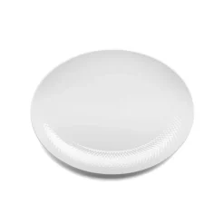 Lyngby Porcelæn Fuente de servir Rhombe ovalado 35x26,5 cm, Blanco Hot